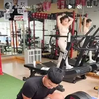 6 Potret Nikita Willy Kembali Olahraga Pasca Melahirkan, Pamer Perut Six Pack (Sumber: Instagram/davuuuu)