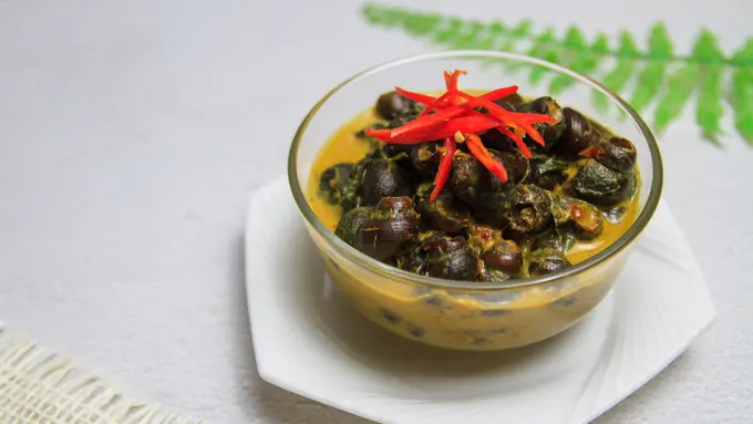 Resep Tutut Kuah Santan Pedas