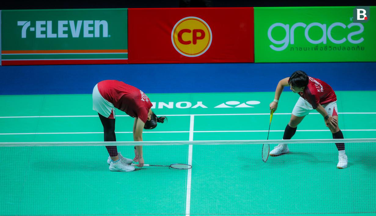 Wakil Indonesia itu takluk dalam tiga gim, 16-21, 21-19, 17-21 dalam waktu 1 jam 28 menit. (Bola.com/Bagaskara Lazuardi)