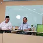 Presiden Aksi Cepat Tanggap (ACT), Ibnu Khajar saat menggelar konferensi pers. (Foto: Bachtiarudin Alam/Merdeka.com).