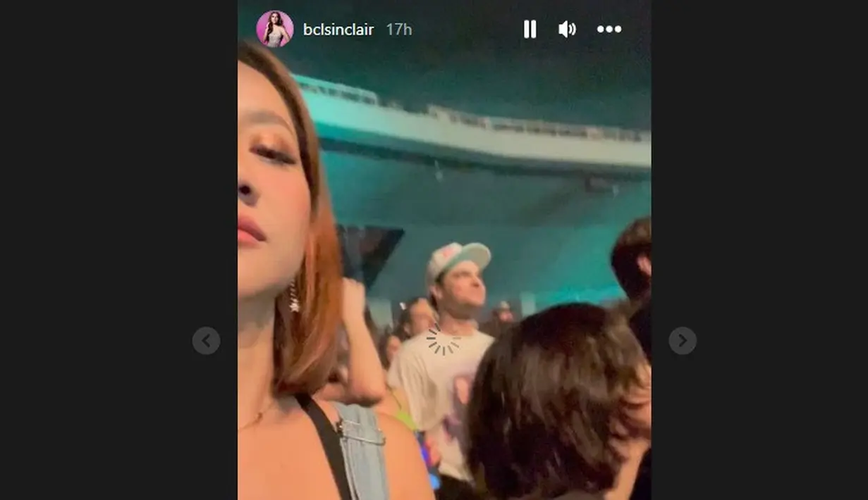 Bunga Citra Lestari atau BCL dampingi Noah Sinclair Nonton Konser Gorillaz di Amerika (Foto: Instagram @bclsinclair)