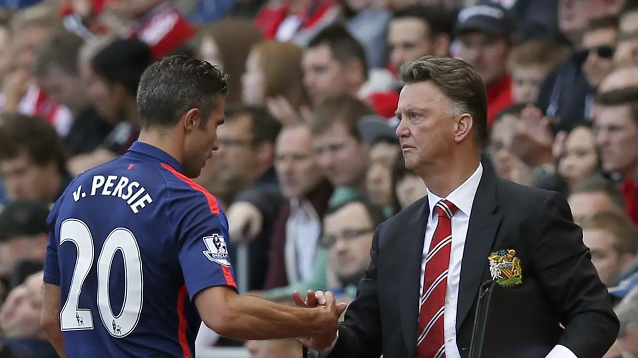 Robin van Persie dan Louis van Gaal