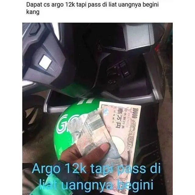 7 Potret Driver Ojol saat Dibayar Pakai Mata Uang Asing, Bikin Netizen Iri