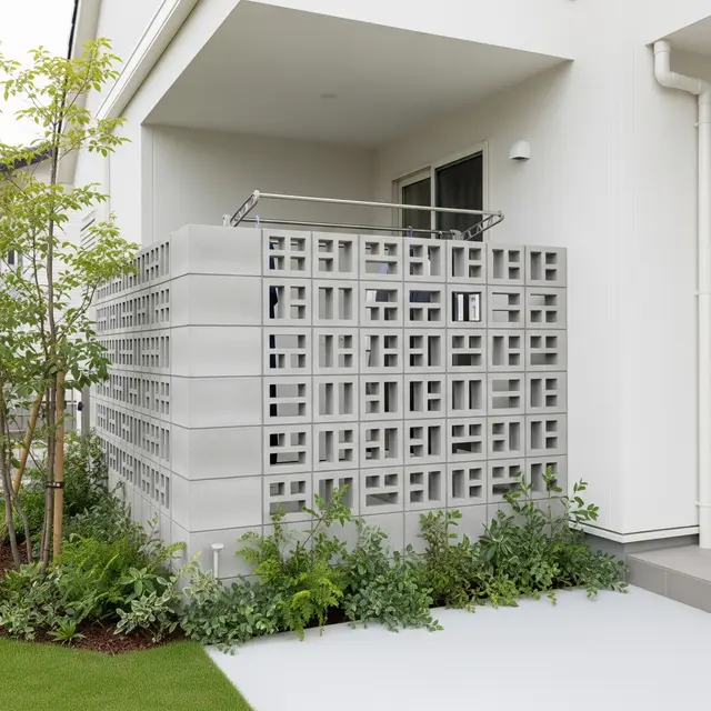Tempat Jemur Tersembunyi untuk Rumah Minimalis (AI Generated)