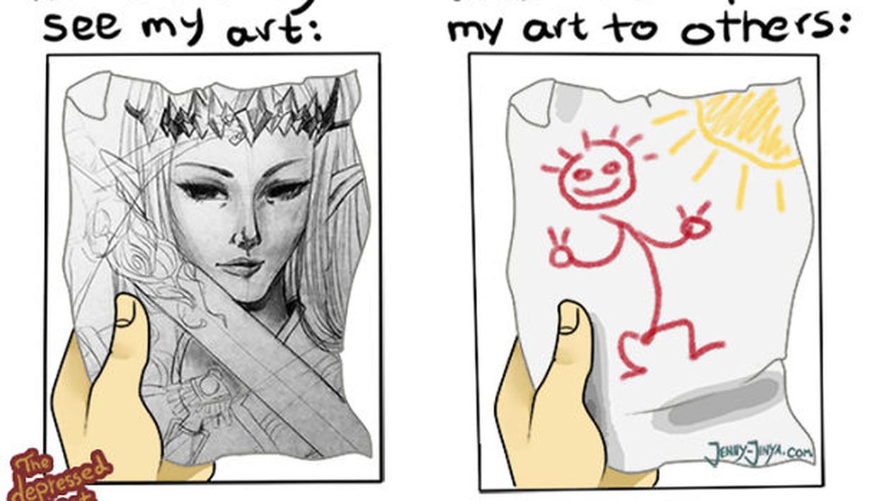 Jika Kamu Suka Menggambar, Ilustrasi Ini Bisa Jadi Kamu ...