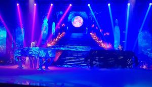 Kolaborasi Dahsyat Isyana Sarasvati - Putri Ariani di HUT Indosiar ke-31. (Indosiar)