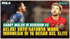 Sendirian di Panggung Elite Asia! Sandy Walsh Wakili Indonesia di 16 Besar ACL Elite