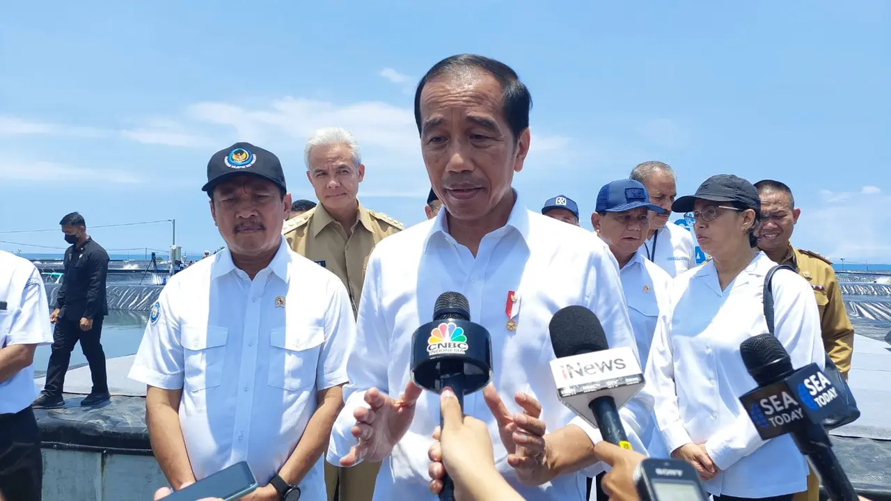 Presiden Jokowi Meresmikan Modeling Budidaya Ulang Berbasis Kawasan di Kebumen