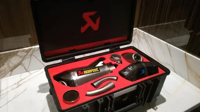 Akrapovic (Arief A/Liputan6.com)