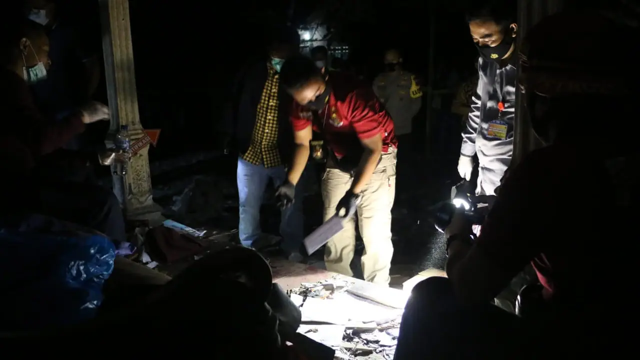 Petasan Meledak dan sebabkan tiga orang tewas, 5 lainnya luka-luka. (Foto: Liputan6.com/Polres Kebumen)
