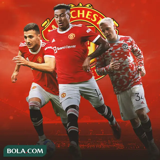 Manchester United - Diogo Dalot, Jesse Lingard, Donny van de Beek