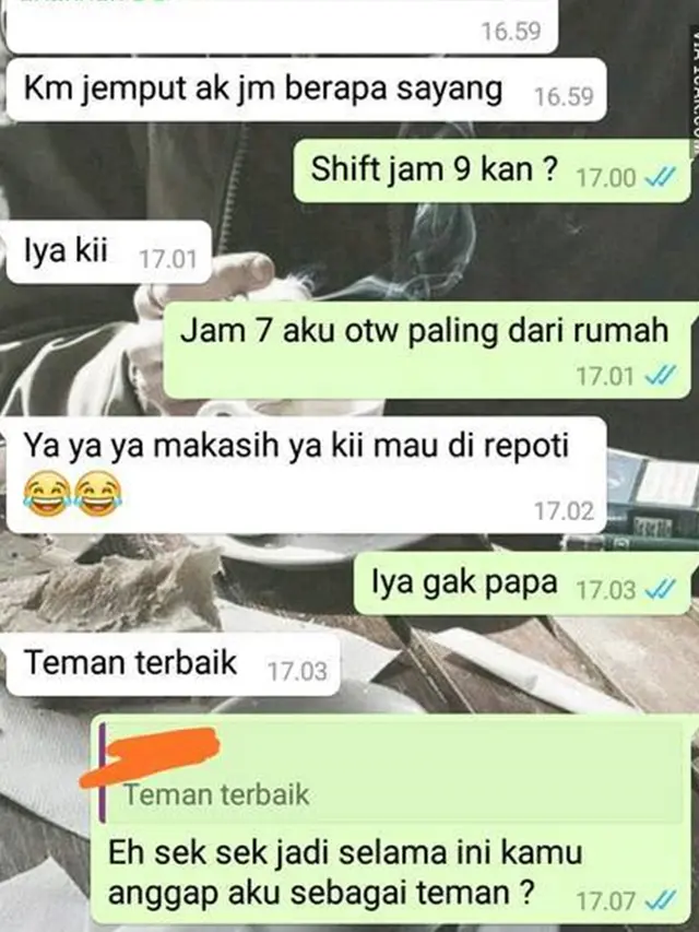 6 Chat Salah Sangka sama Teman Ini Bikin Ketawa Geli