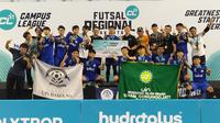 Tim putra UIN Sunan Gunung Djati Bandung keluar sebagai juara Campus League Futsal 2025 regional Jakarta. (Bola.com/Roby Dian)