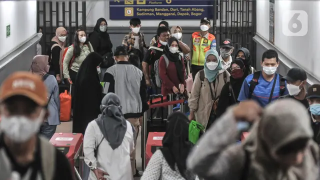 Gelombang Arus Balik via Kereta Api Masih Tinggi