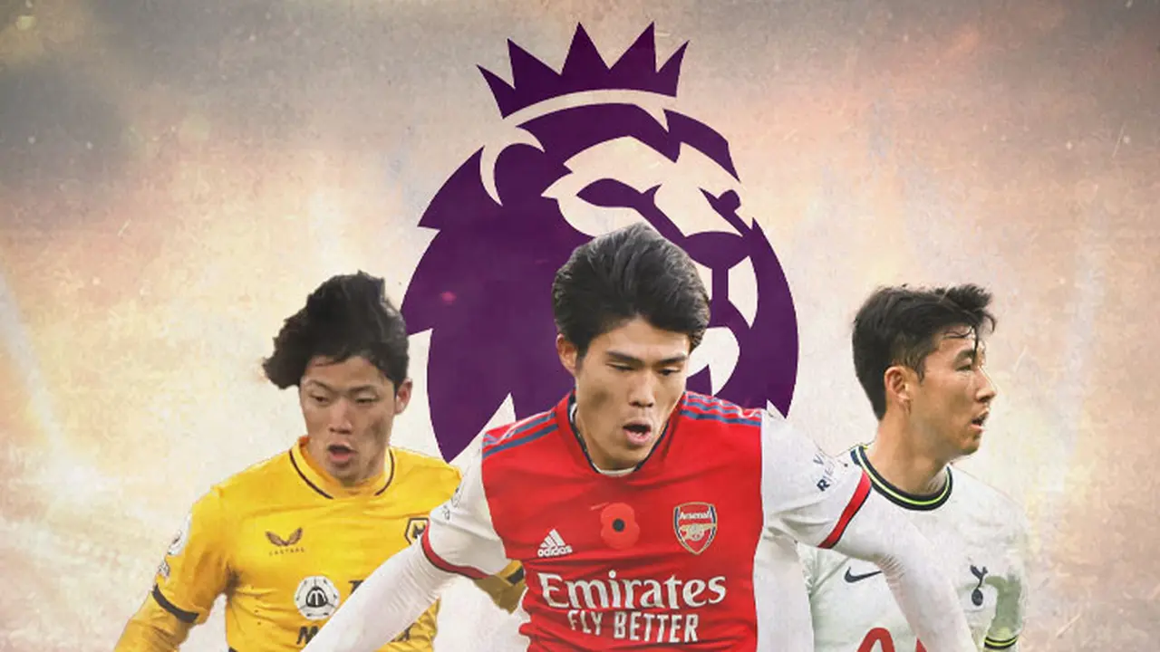 Ilustrasi - Hwang Hee-chan, Takehiro Tomiyasu, Son Heung-min