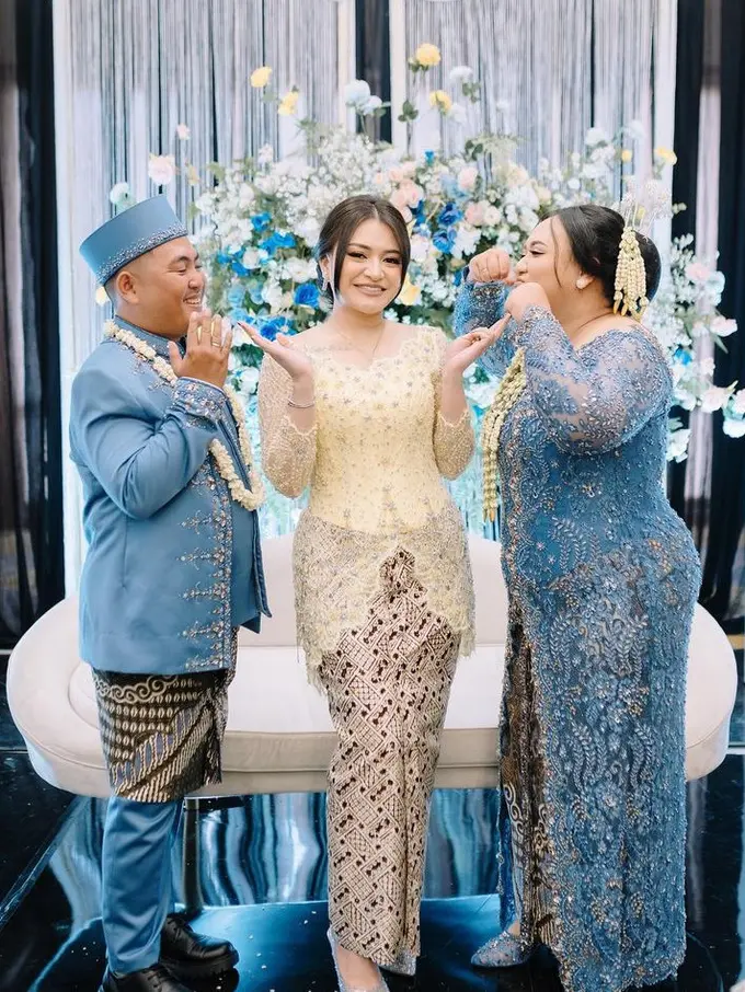 Nathalie Holscher saat pernikahan adiknya