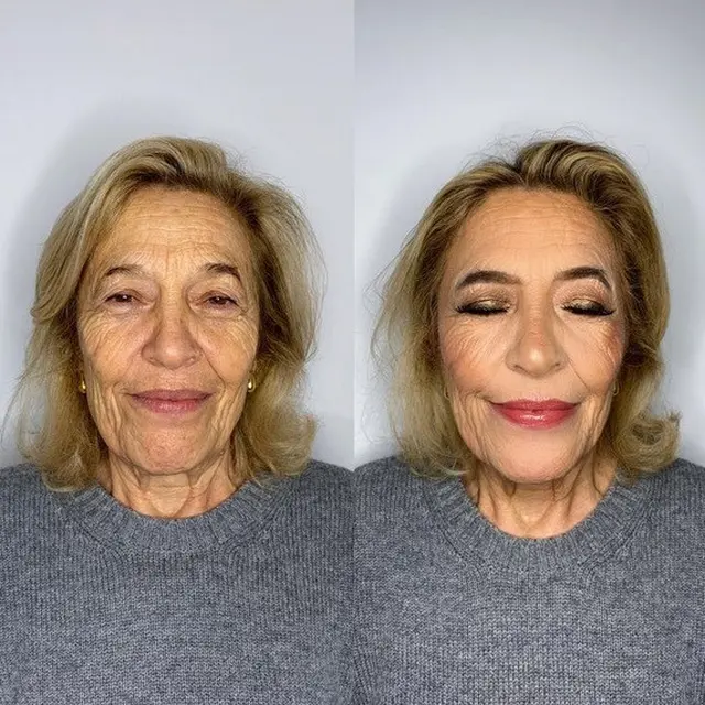 transformasi makeup awet muda