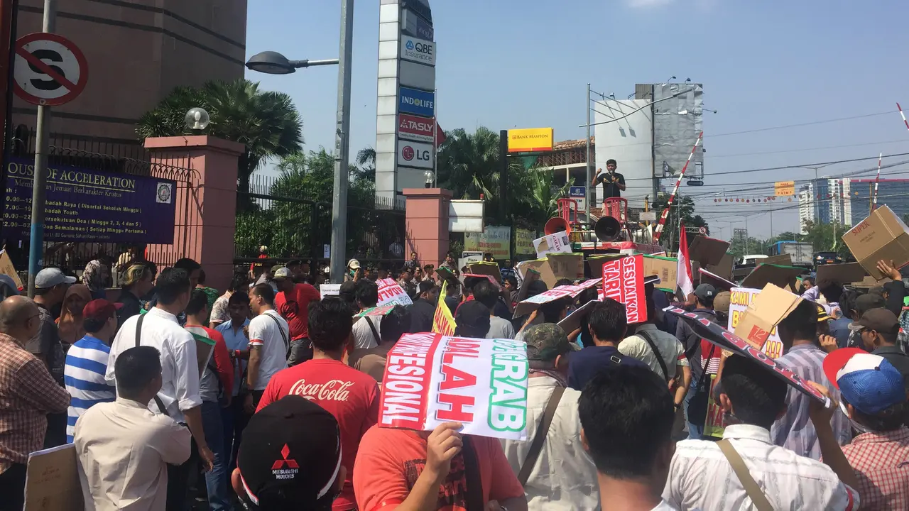 Demo pengemudi Grab