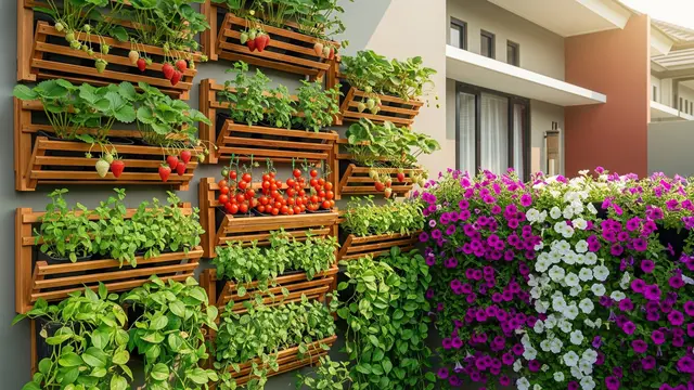 Vertical Garden Buah dan Tanaman Hias