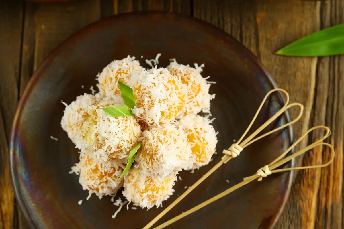 resep eurimoo: klepon khas timika