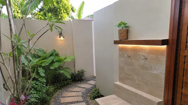 9 Model Tempat Wudhu Minimalis Dekat Taman, Bikin Area Bersuci Makin Nyaman