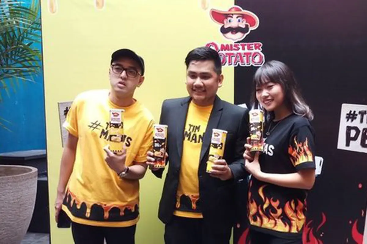 Angkat rasa lokal, Mister Potato hadir dengan varian keju madu dan balado./Copyright Merdeka.com/Rizlia Khairun Nisa