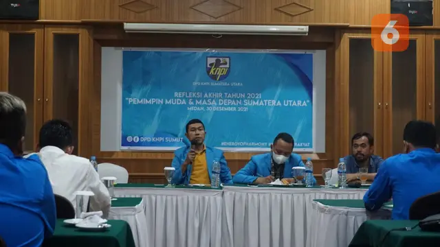 Refleksi Akhir Tahun KNPI Sumatera Utara (Liputan6.com/Fauzan)