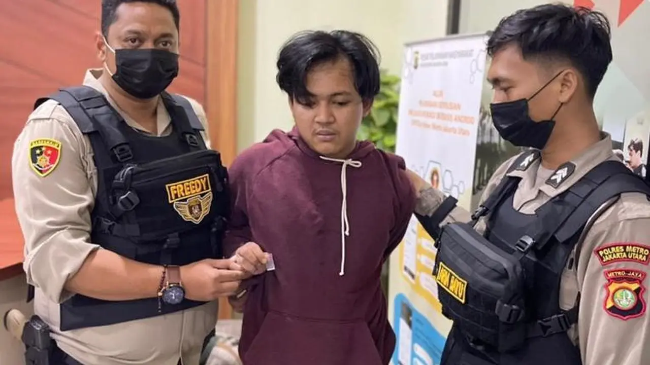 Tim Patroli Printis Presisi Polda Metro Jaya dan Polres Jakarta Utara tangkap pemuda yang membawa sabu, Jumat 21 Januari 2022