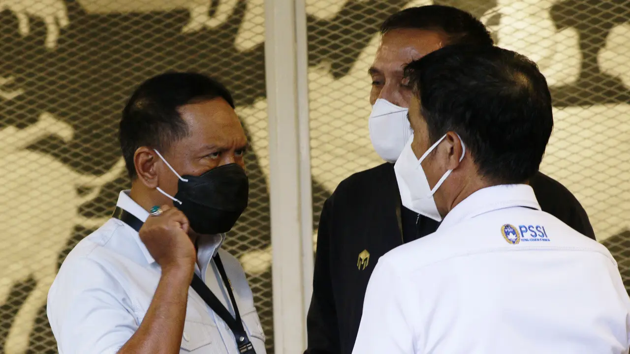 FOTO: Menpora Zainudin Amali Cek Kesiapan Laga Uji Coba Timnas Indonesia