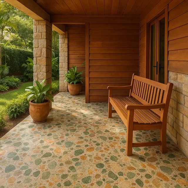 Model Teras Lantai Teraso Minimalis (Foto: ChatGPT)