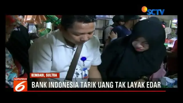 Bank Indonesia Tarik Ribuan Lembar Uang Lusuh di Kendari
