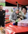 Adu Gaya Shireen Sungkar-Tengku Wisnu dan Aurel Hermansyah-Atta Halilintar saat Rayakan Momen Bahagia di Warung Pecel Lele. [Instagram]