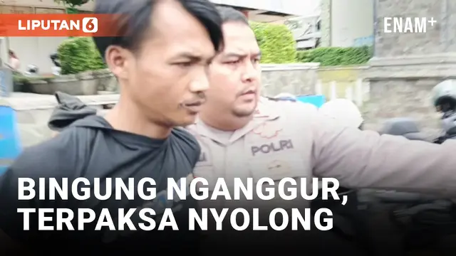 VIDEO: Bingung Nganggur, Pemuda di Purwakarta Colong Handphone