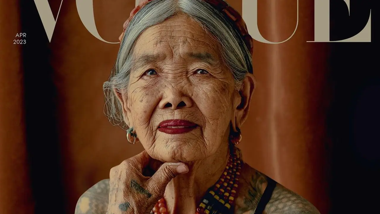 Potret Nenek 106 Tahun dari Filipina Jadi Model Sampul Vogue Tertua