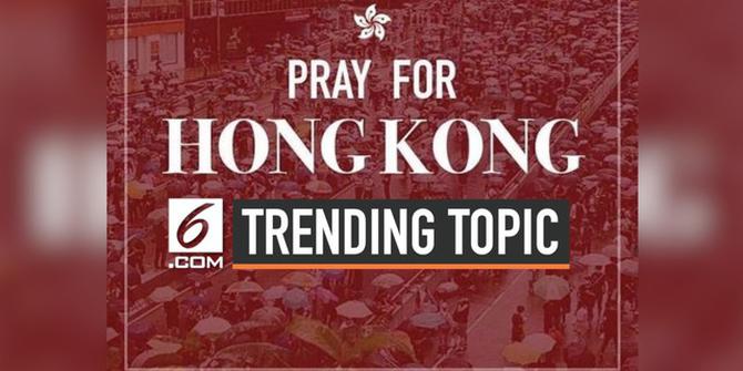 VIDEO: Insiden Penyerangan, #PrayForHongkong Jadi Trending Topic