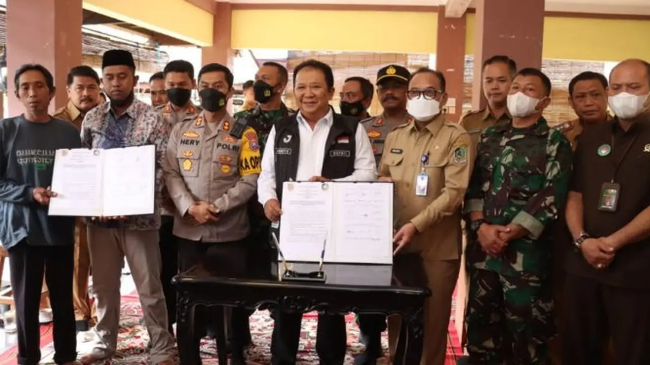 Pemerintah Jember dan Banyuwangi bertemu bahas konflik warga Desa Margomulyo (Istimewa)