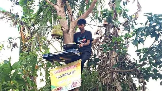 Potret Warung dengan Penataan Barang yang Unik, Bikin Geleng Kepala. (Sumber: Twitter/nocontextwarung)