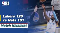 Berita video highlight NBA, LA Lakers berhasil menang dari tim tuan rumah Brooklyn Nets.