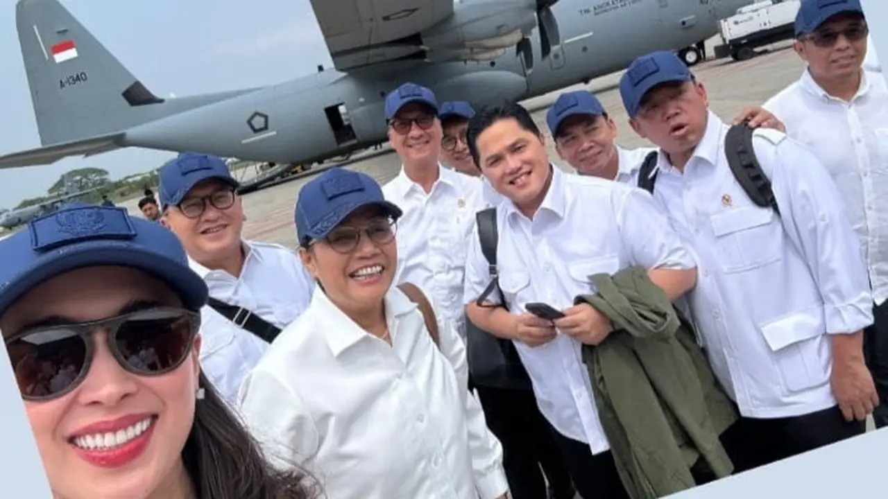 Menteri dan Wakil Menteri Menteri Kabinet Merah Putih bertolak ke Magelang, Jawa Tengah, Kamis (24/10/2024) siang.