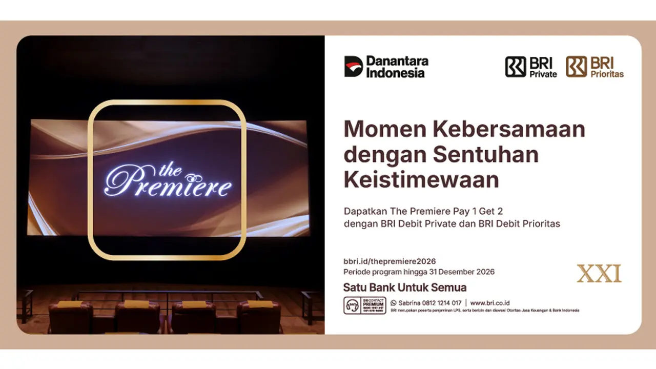Akhir Pekan Lebih Istimewa, Nikmati Promo The Premiere BRI untuk Nasabah BRI Private dan BRI Prioritas