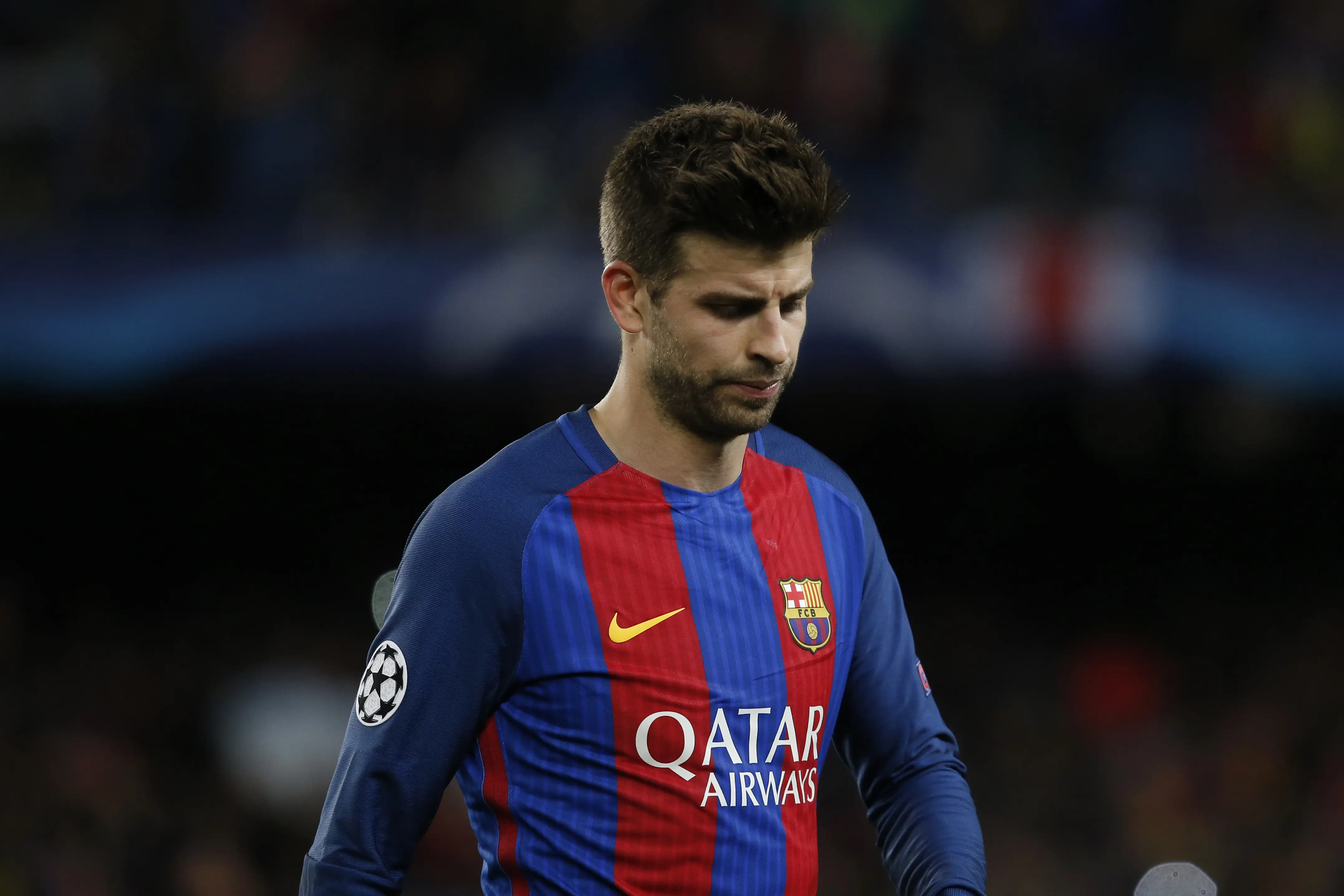 Gerard Pique kembali ke Barcelona setelah sempat memperkuat Manchester United. (AFP/Pau Barrena)