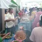 Satai Puting Susu Sapi ini ramai disajikan tiap Ramadan di Bali. (Liputan6.com/Dewi Divianta).)