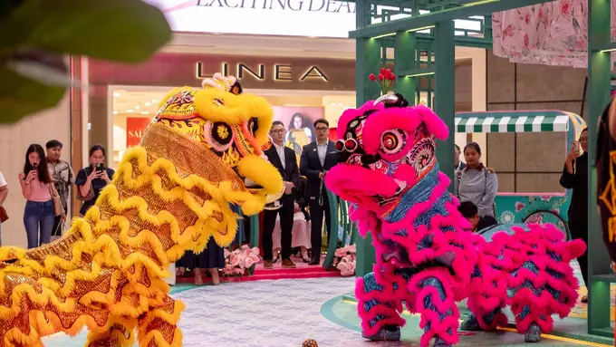 Barongsai untuk rayakan Imlek di Grand Indonesia. [Dok. Grand Indonesia]