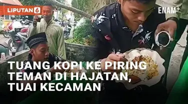 Bagi sesama teman, bercanda kerap kali menjadi sarana untuk mencairkan suasana. Namun tak jarang aksi bercanda teman justru dinilai tak pantas dan kebablasan. Seperti baru-baru ini viral seorang pria menuangkan kopi ke piring makan temannya.