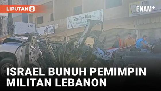 VIDEO: Serangan Drone Israel di Lebanon Tewaskan Pemimpin Militan