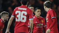 Penyerang MU, Alexis Sanchez bisa jadi kunci MU kalahkan Manchester City (AFP Photo)