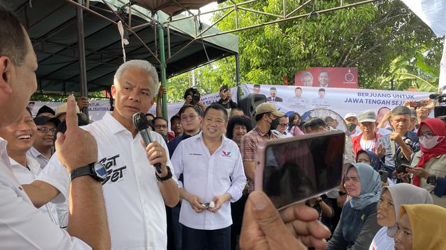 calon presiden (Capres) nomor urut tiga, Ganjar Pranowo