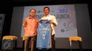 Menpora Imam Nahrawi (kanan) saat peresmian kerja sama KMK Online dengan NBA di XX1 Lounge Plaza Senayan, Rabu (3/5). Imam yakin tayangan NBA bisa membangkitkan minat generasi muda Indonesia bermain basket. (Liputan6.com/Gempur M Surya)