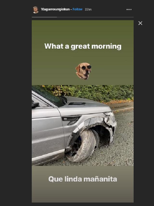 Postingan santai Sergio Aguero