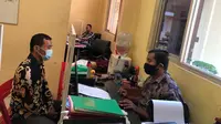 Koboy Jalanan Mengaku Anggota Polisi Saat Menjalani Pemeriksaan Di Polres Lebak. (Jumat, 07/05/2021). (Dokumentasi Polres Lebak).